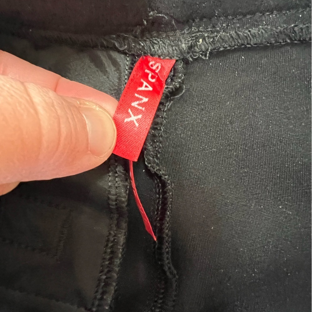 SPANX The Perfect SPANXsmooth™ PerfectFit Ponte Wide Leg Pant, Black, size XS - Picture 7 of 10